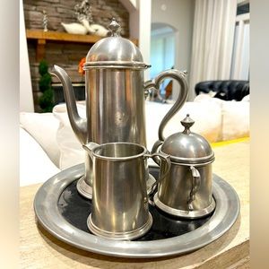 Pewter tea/coffee set